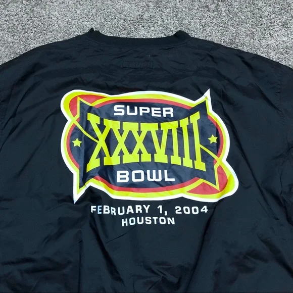 2004 Super Bowl 38 Pullover Windbreaker Size XL - Picture 8 of 8